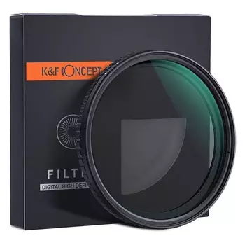 Светофильтр K&F Concept Nano X Variable Fader NDX ND8-128, 3-7 ступеней, 77 мм