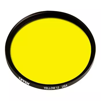 Светофильтр Tiffen #12 Yellow, 52 мм, 1 ступень, желтый