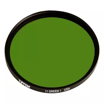 Светофильтр Tiffen Green 1 #11, 49 мм, 2 ступени, зеленый