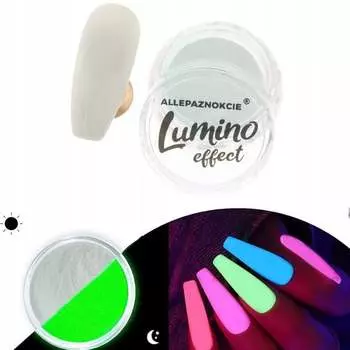 Светящаяся в темноте пудра Fluo Lumino Effect 13, 2 г AllePaznokcie