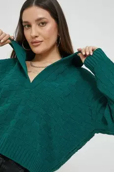 Свитер Abercrombie & Fitch, зеленый
