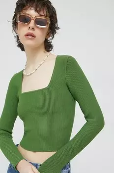 Свитер Abercrombie & Fitch, зеленый