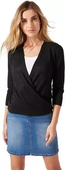 Свитер Addison Linen Rayon Cardigan Tommy Bahama, черный