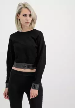 Свитер Alpha Industries " Alpha Industries Женщины - Толстовки RBF Укороченный свитер Wmn", черный