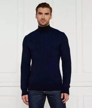Свитер эмаурелиус Regular fit Boss, синий
