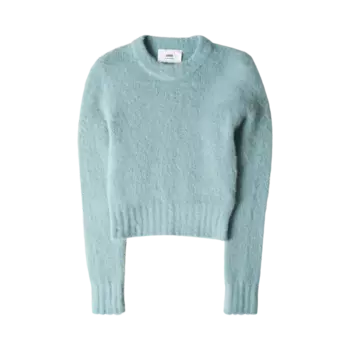 Свитер Ami Crewneck 'Aqua Marine', синий