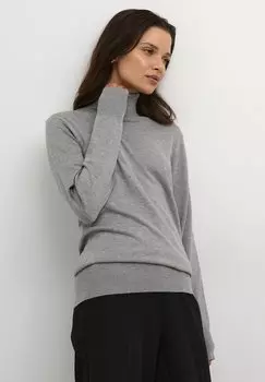 Свитер ASTRID ROLL NECK Kaffe, серый меланж