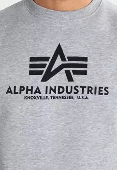 Свитер Basic Alpha Industries, светло-серый