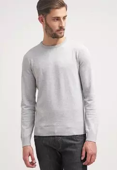 Свитер BASIC CREWNECK Pier One, светло-серый