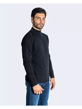 Свитер basic fit Jack&Jones, черный