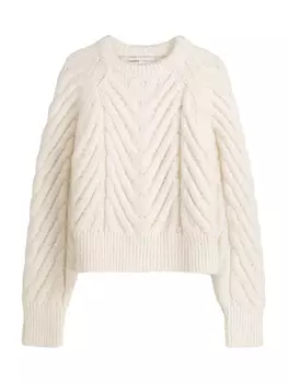Свитер Bershka, экрю