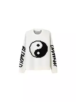 Свитер Bershka, белый