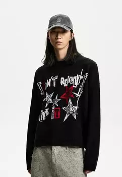 Свитер Bershka, черный