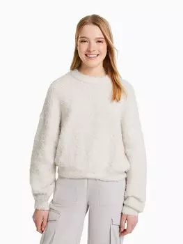 Свитер Bershka, кремовый