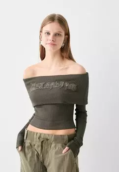 Свитер Bershka, серый