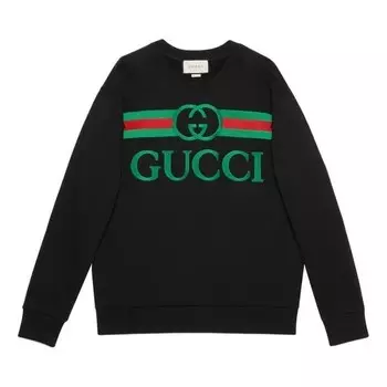 Свитер big logo black Gucci, черный