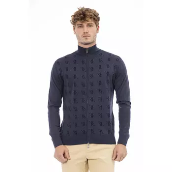 Свитер Billionaire Full Zip, серо-синий