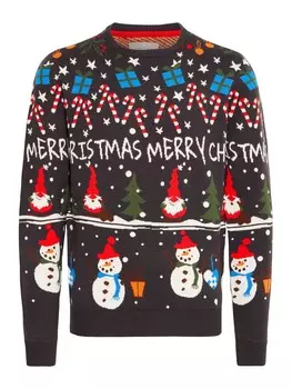 Свитер BLEND Sweater Christian, темно-синий