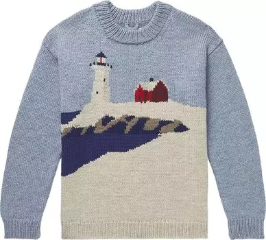 Свитер Bode Highland Lighthouse Sweater 'Multicolor', разноцветный