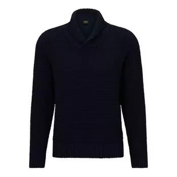 Свитер BOSS Amado Full Zip, синий