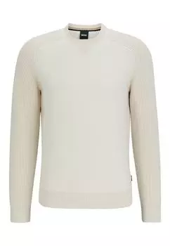 Свитер BOSS MATERO Regular Fit, белый