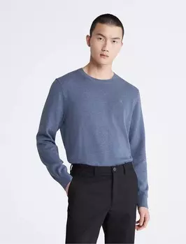 Свитер Calvin Klein Smooth Cotton, синий