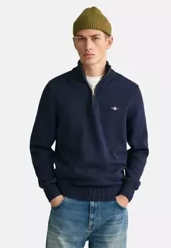 Свитер CASUAL HALFZIP GANT, вечерний синий