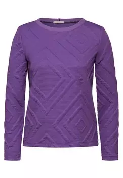 Свитер CECIL Sweatshirt, темно-фиолетовый