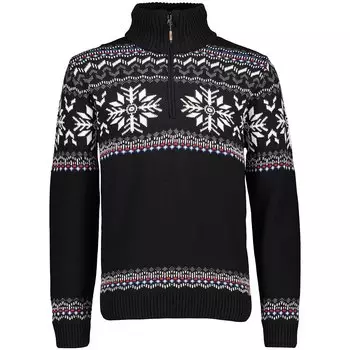 Свитер CMP 7H87805 Tricot, черный
