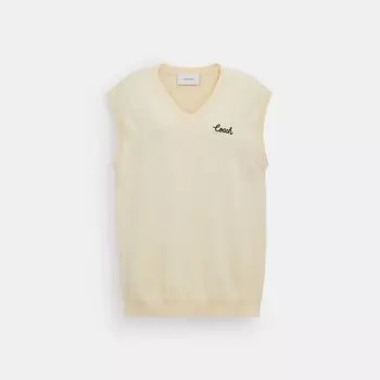 Свитер Coach Sweater Vest, кремовый
