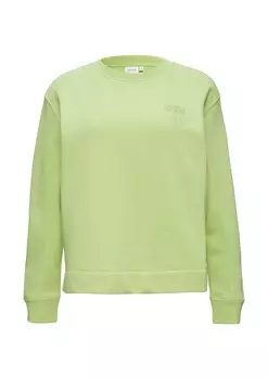Свитер comma casual identity Sweatshirt, зеленый
