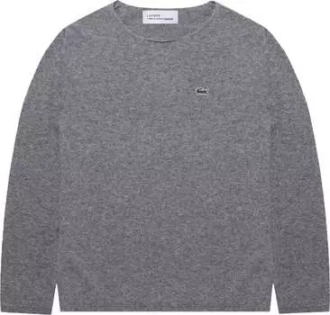 Свитер Comme des Garons SHIRT x Lacoste Knit 'Grey', серый