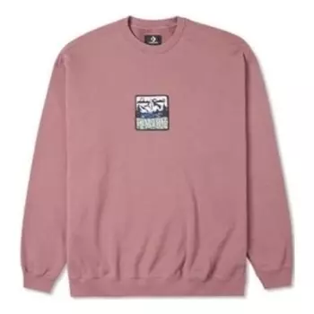 Свитер counter climate graphic crew sweatshirt 'pink mauve' Converse, розовый
