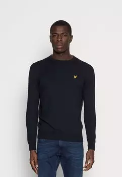 Свитер CREW NECK Lyle & Scott, темно-синий