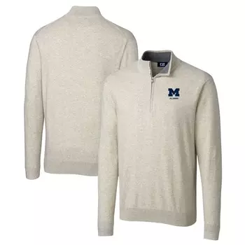 Свитер Cutter & Buck Michigan Wolverines, серый