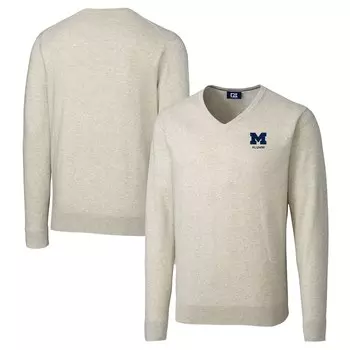 Свитер Cutter & Buck Michigan Wolverines, серый