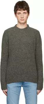 Свитер цвета хаки Lucas A.P.C.