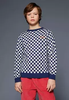 Свитер Damier Unisex Bonton, темно-синий
