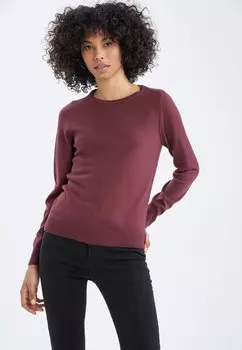 Свитер DeFacto Regular Fit, бордо