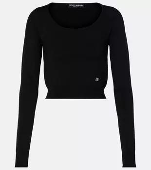 Свитер DG джерси Dolce&Gabbana, черный