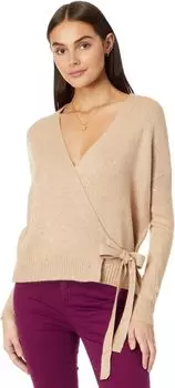Свитер Дикси с запахом Lilly Pulitzer, цвет Heathered Sand Bar Metallic