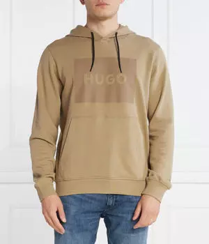 Свитер duratschi223 Regular fit Hugo, коричневый