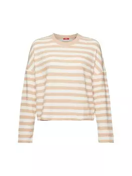 Свитер Esprit, карамель/белый