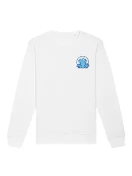 Свитер F4NT4STIC Sweatshirt Sesamstrae Cookie, белый