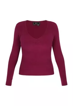 Свитер faina Comfortable, бордовый