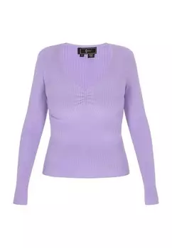 Свитер faina Comfortable, фиолетовый