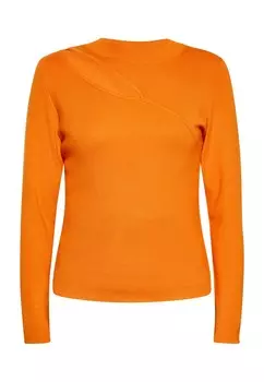 Свитер faina Sweater, темно-оранжевый