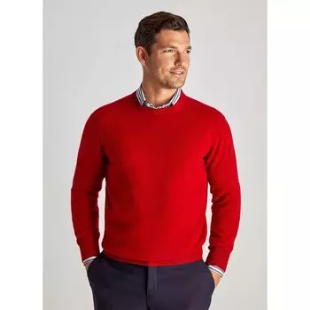 Свитер Faonnable Cashmere Crew Neck, красный