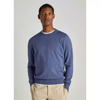 Свитер Faonnable Cosilk Crew Neck, синий