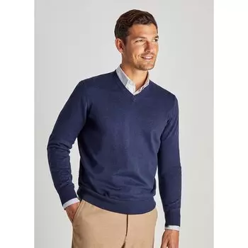 Свитер Faonnable Cosilk V Neck, синий